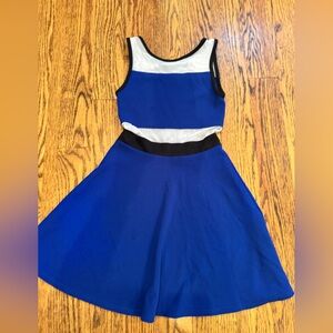 Royal blue dress